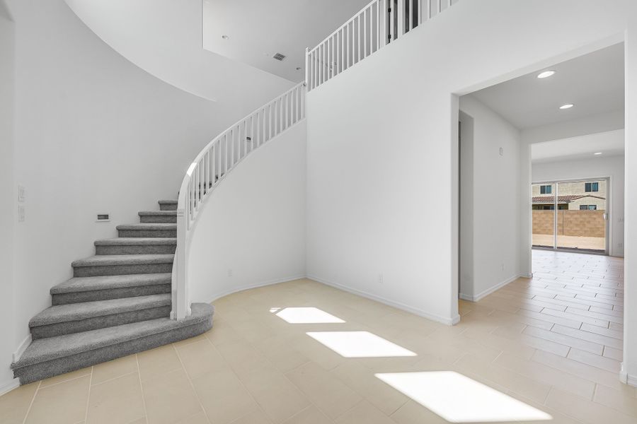 Representative unfurnished interior of a home built from the Kingston by Taylor Morrison in Combs Ranch, Queen Creek (Image 17).