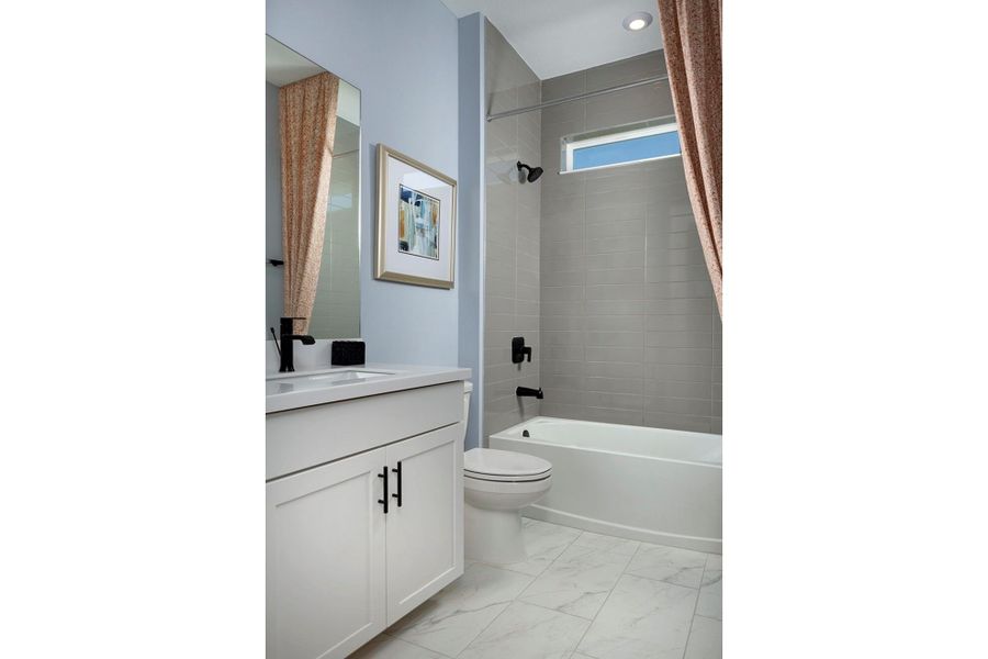 Representative furnished interior of a home built from the Egmont by Mattamy Homes in Sanderling, Palmetto (Image 14).