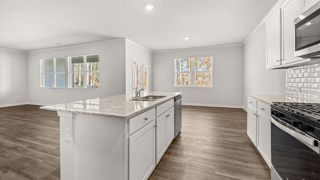 Furnished interior view inside a new home in Lost Creek, Dallas (Image 9).