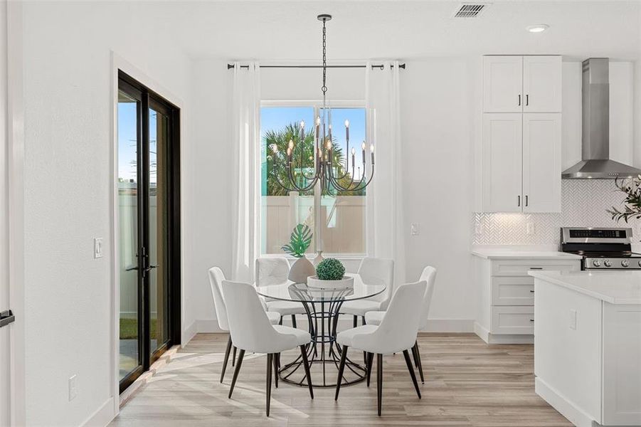 Furnished interior view inside a new home in , Orlando (Image 5). Furnished interior view inside a new home in , Orlando (Image 5).