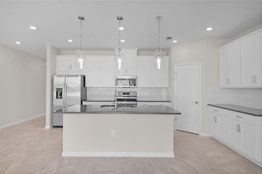 Furnished interior view inside a new home in Cherry Elm at SilverLeaf, St. Augustine (Image 3).