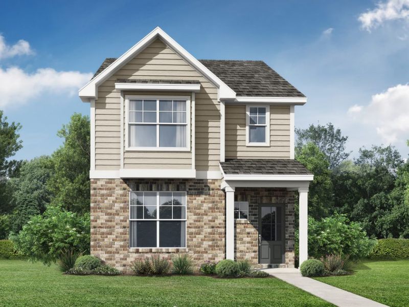 Representative exterior photo of a completed home built from the The Parkland by Stephen Elliott Homes in Carrington Walk, Powder Springs, GA (Image 2). Representative exterior photo of a completed home built from the The Parkland by Stephen Elliott Homes in Carrington Walk, Powder Springs, GA (Image 2).