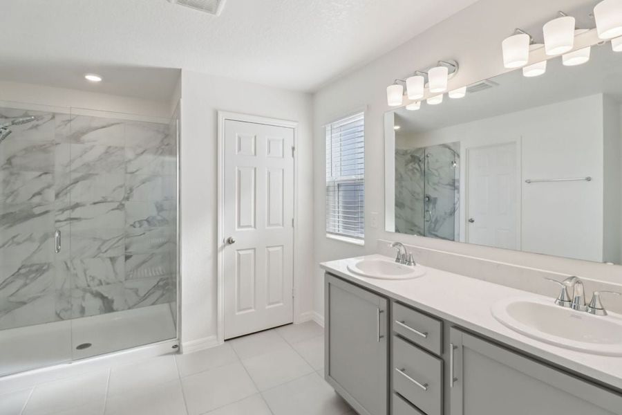 Furnished interior view inside a new home in Silver Lake Estates I, Leesburg (Image 6).
