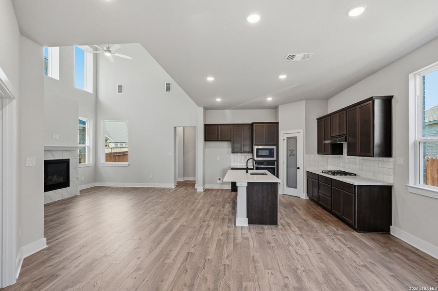 Furnished interior view inside a new home in Stillwater Ranch, San Antonio (Image 7).