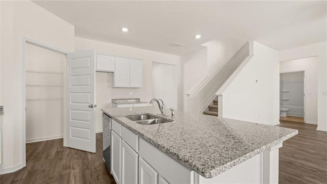 Furnished interior view inside a new home in The Preserve at Agricultural Village, Perry (Image 6). Furnished interior view inside a new home in The Preserve at Agricultural Village, Perry (Image 6).