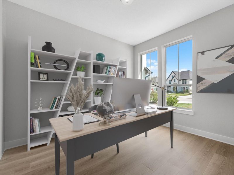 Furnished interior view inside a new home in Cross Creek Ranch 60′, Fulshear (Image 12). Furnished interior view inside a new home in Cross Creek Ranch 60′, Fulshear (Image 12).