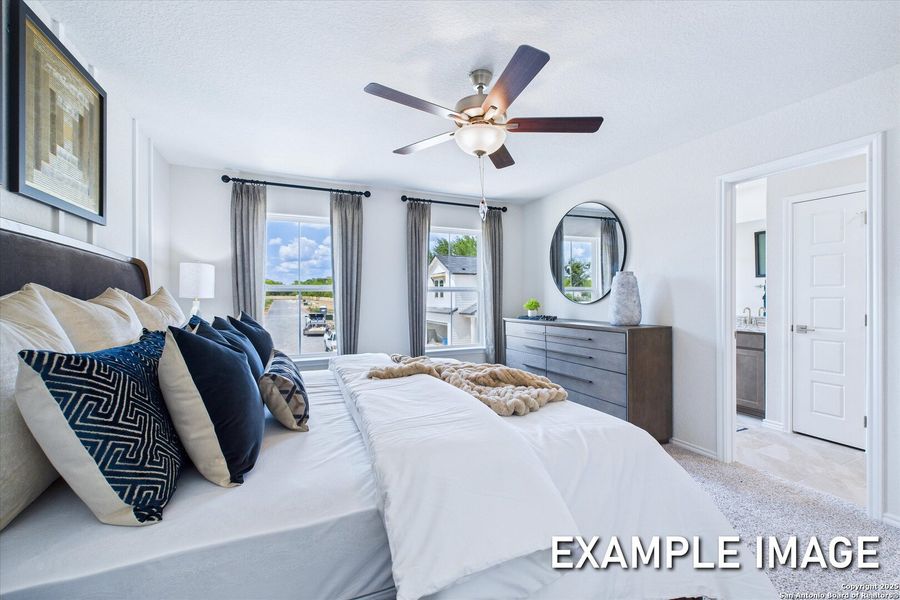 Furnished interior view inside a new home in Meadows at Oak Creek, San Antonio (Image 19).