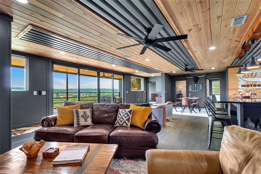 Furnished interior view inside a new home in , Breckenridge (Image 6).