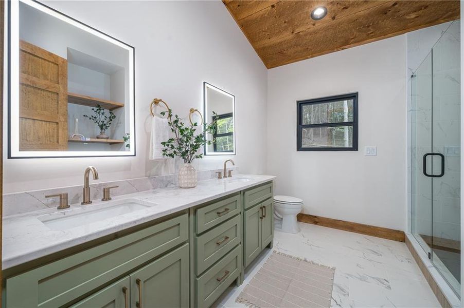Furnished interior view inside a new home in , Morganton (Image 13).
