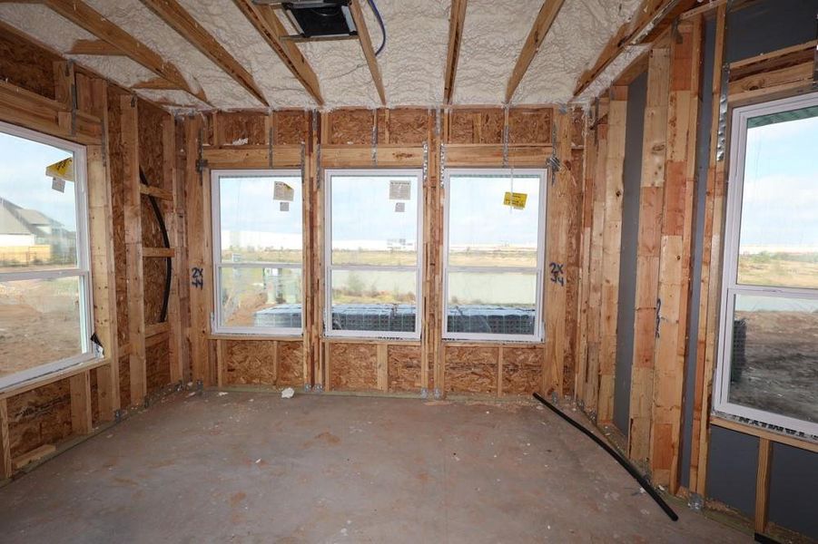 In-progress construction of a new home in Jordan Ranch 70' Homesites, Fulshear, TX (Image 11). In-progress construction of a new home in Jordan Ranch 70' Homesites, Fulshear, TX (Image 11).