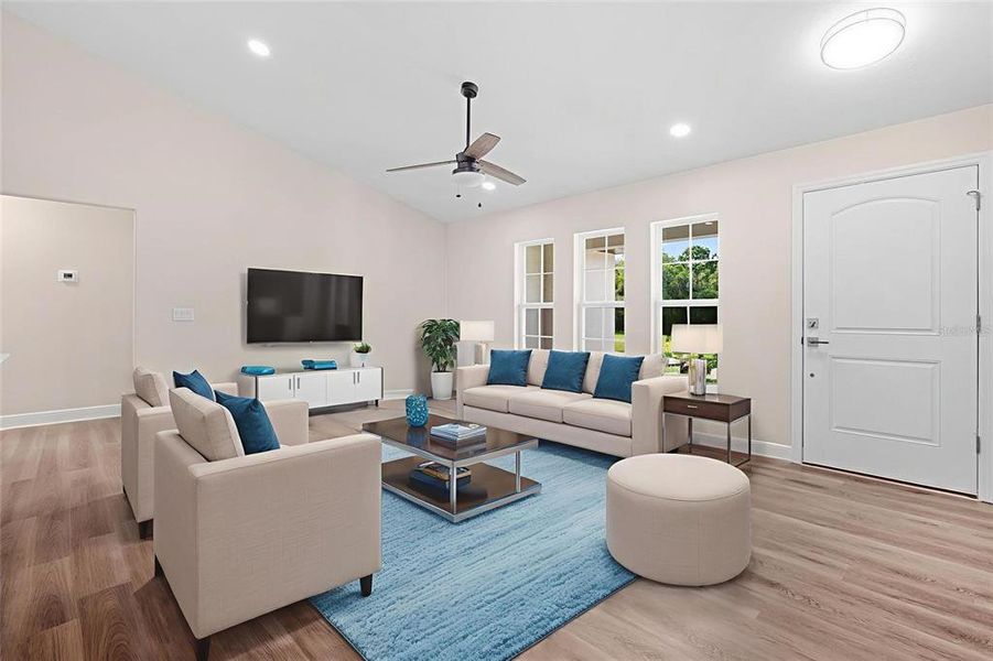 Furnished interior view inside a new home in , Ocala (Image 7).