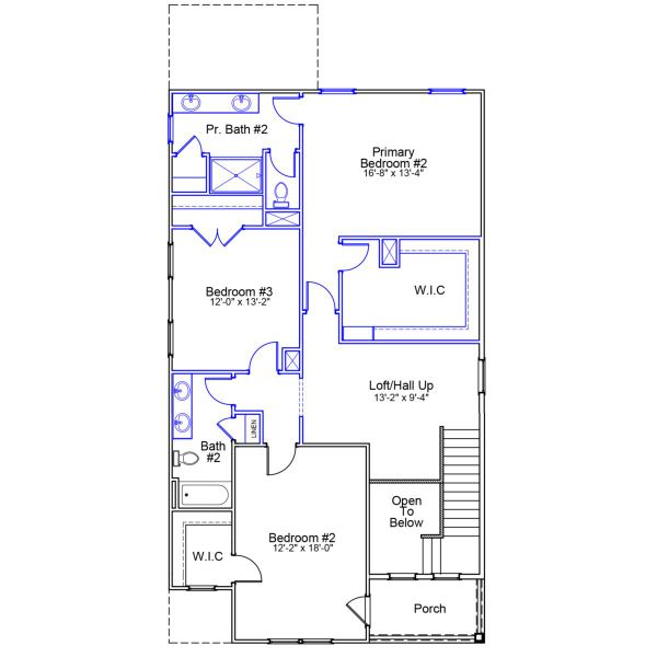 2D floor plan layout of this home in Sweetbrier, Durham, NC (Image 3).