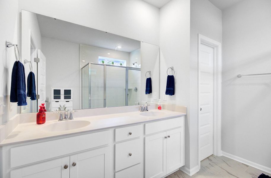 Furnished interior view inside a new home in Limehouse Village: Row Collection, Summerville (Image 8).