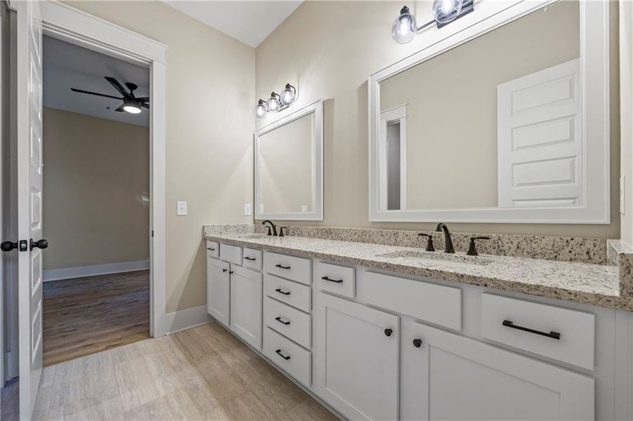 Furnished interior view inside a new home in , Monroe (Image 43).