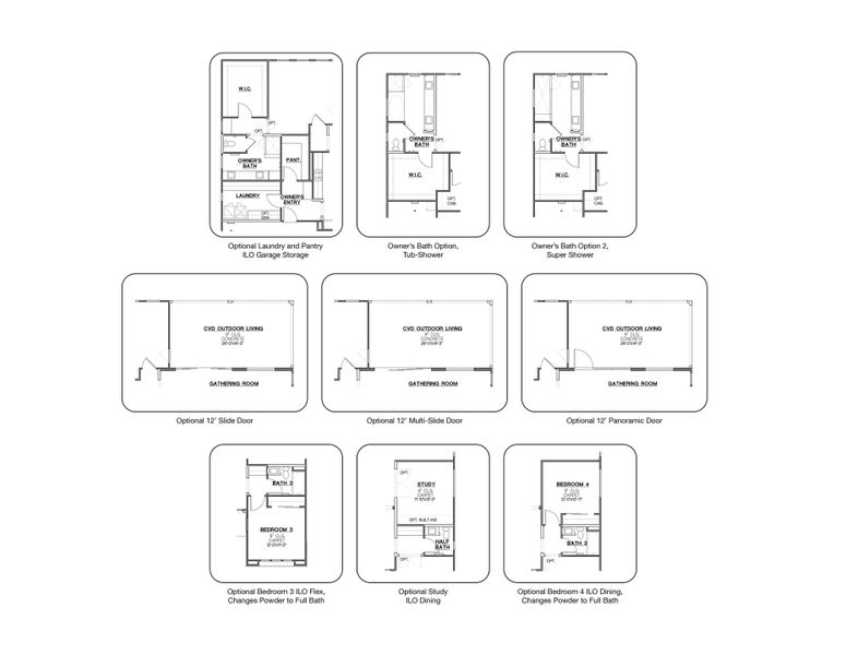 2D floor plan layout of this home in Meridian, Queen Creek, AZ (Image 4).
