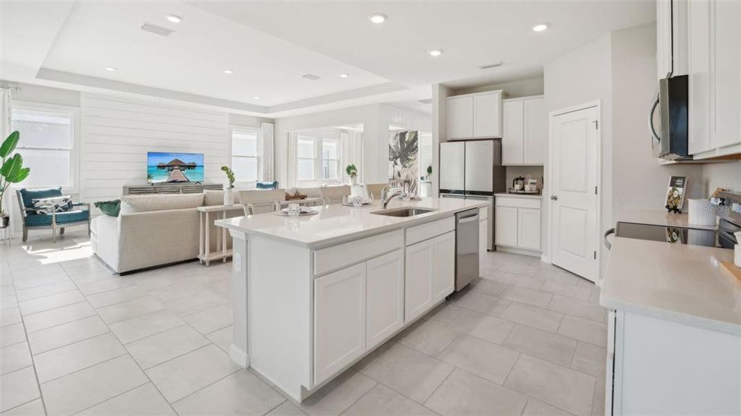 Furnished interior view inside a new home in Archer at Two Rivers, Zephyrhills (Image 15).