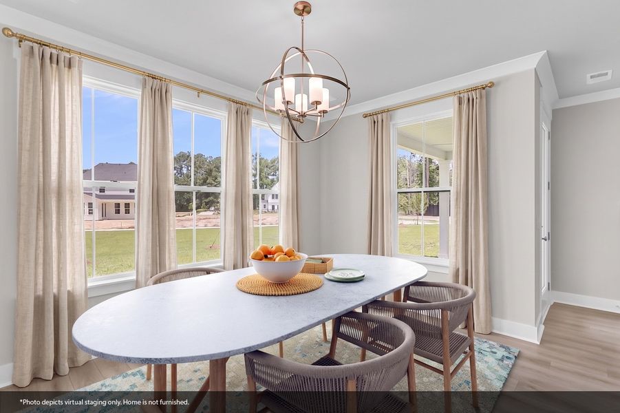 Furnished interior view inside a new home in Pineland Preserve, Summerville (Image 9).