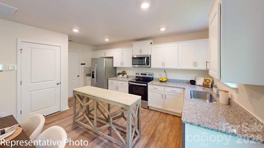 Furnished interior view inside a new home in Huffman Ridge, Hickory (Image 3).