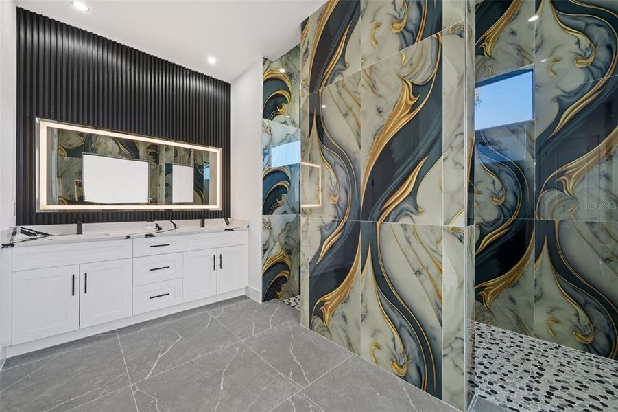 Furnished interior view inside a new home in , Cape Coral (Image 12).