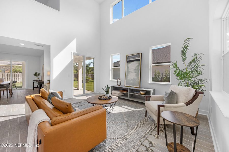 Furnished interior view inside a new home in , Jacksonville (Image 7). Furnished interior view inside a new home in , Jacksonville (Image 7).