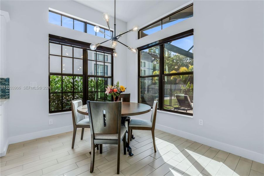 Furnished interior view inside a new home in , Parkland (Image 19).