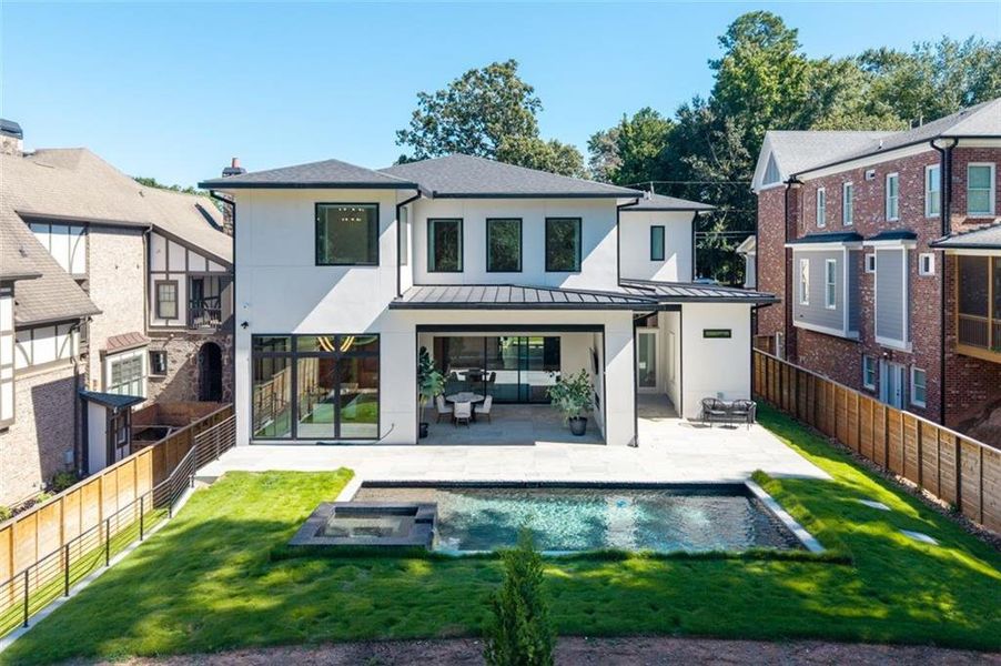 Front exterior of a new home in , Atlanta, GA, highlighting curb appeal (Image 19).