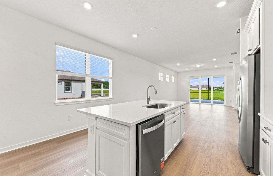 Furnished interior view inside a new home in Del Webb Sunchase, Parrish (Image 9).