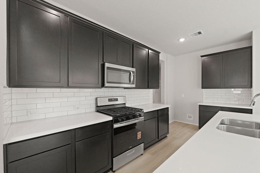 Furnished interior view inside a new home in The Trails, New Caney (Image 13). Furnished interior view inside a new home in The Trails, New Caney (Image 13).