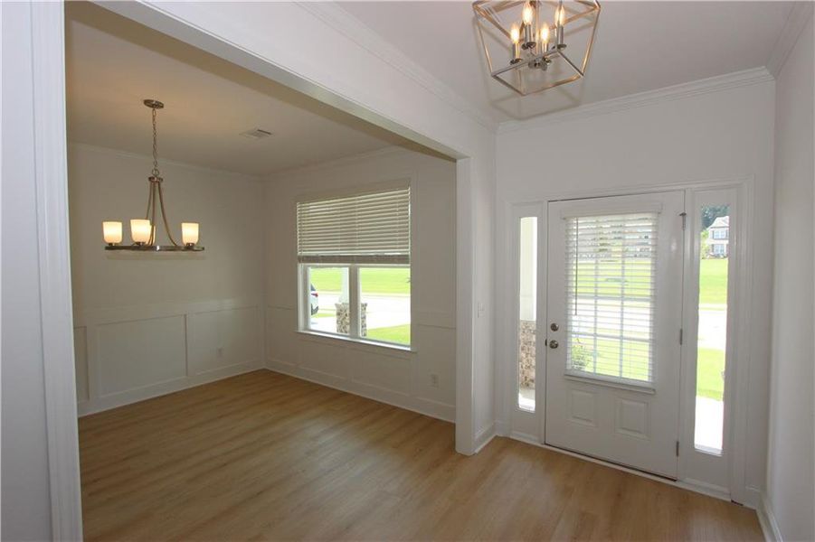 Spacious, unfurnished interior of a new home in Clark Farms, Flowery Branch (Image 25).