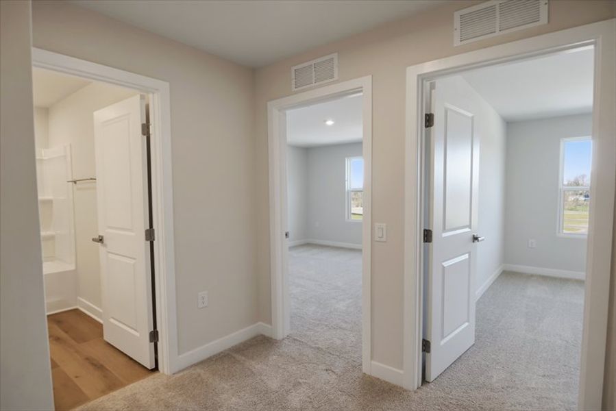 Spacious, unfurnished interior of a new home in Beech Glen, Anderson (Image 23). Spacious, unfurnished interior of a new home in Beech Glen, Anderson (Image 23).