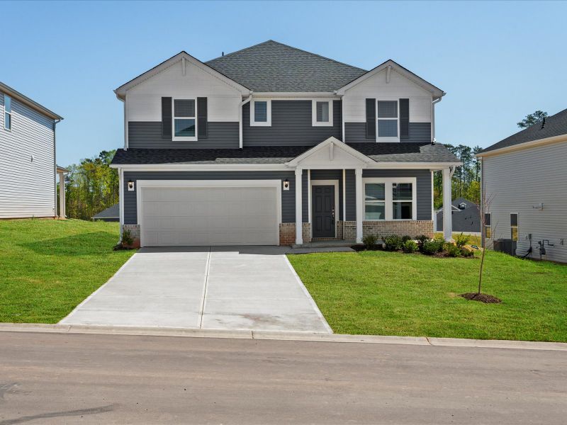 Representative exterior photo of a completed home built from the Johnson by Meritage Homes in Riverwood Farm, Piedmont, SC (Image 21).