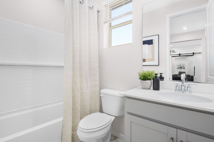 Furnished interior view inside a new home in Montana Vista - Highland, Buckeye (Image 8).