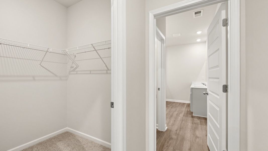 Representative unfurnished interior of a home built from the Aria by D.R. Horton in The Preserve at Agricultural Village, Perry (Image 22).