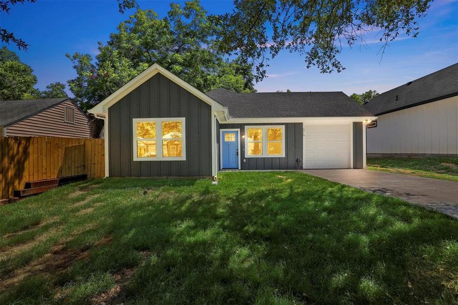 Exterior details and patio area of a home in , Denison (Image 18).