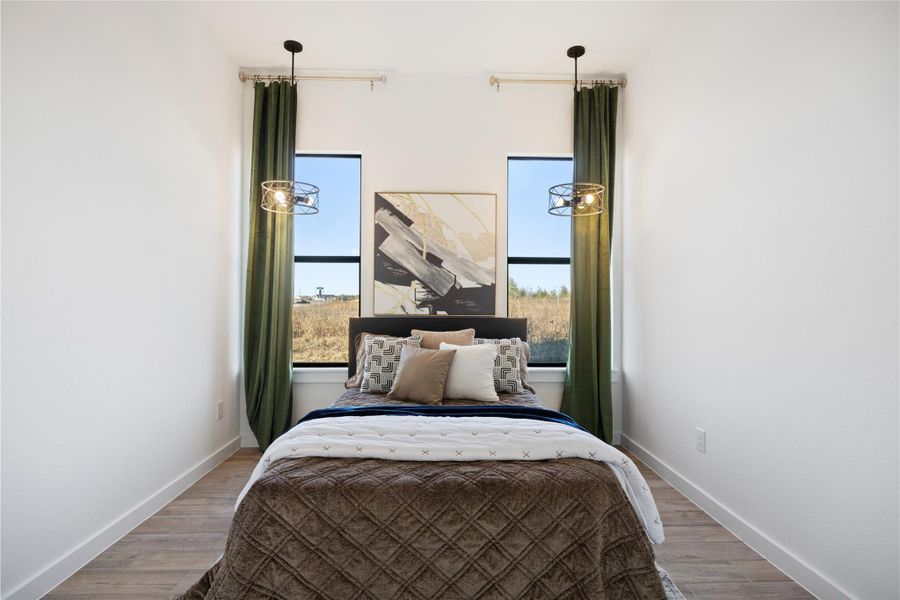 Furnished interior view inside a new home in , Cleveland (Image 8).
