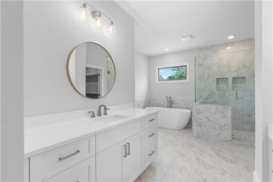 Furnished interior view inside a new home in Knollwood, Johns Creek (Image 12).