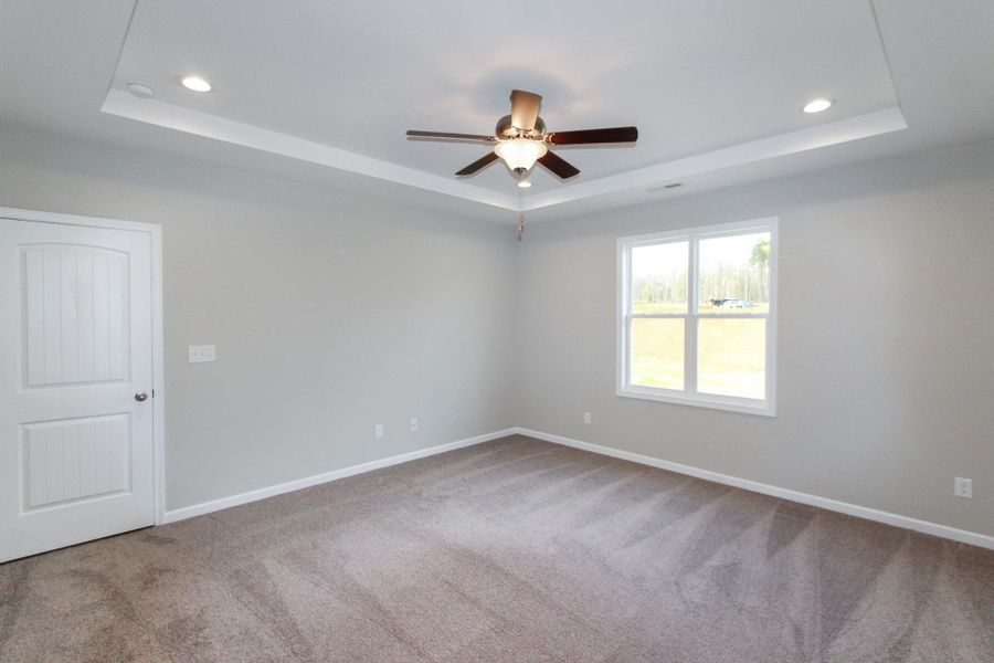Representative unfurnished interior of a home built from the Nicklaus by RiverWILD Homes in Riverwood Ranch, Clayton (Image 20).