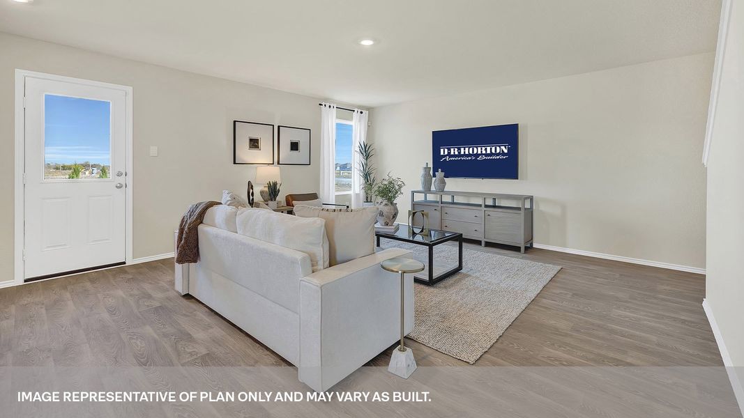 Furnished interior view inside a new home in Sunset Oaks, Maxwell (Image 6).