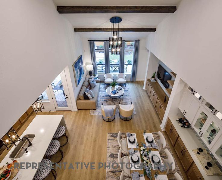 Furnished interior view inside a new home in Easton Park, Austin (Image 21).