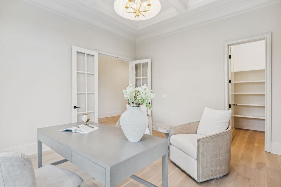 Furnished interior in a model home at The Grove in College Grove (Image 21). Furnished interior in a model home at The Grove in College Grove (Image 21).