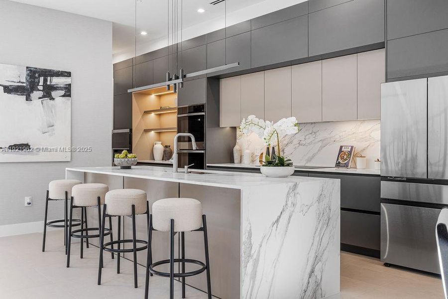 Furnished interior view inside a new home in , Fort Lauderdale (Image 37).