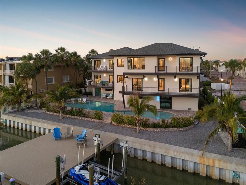 Exterior details and patio area of a home in , Treasure Island (Image 28). Exterior details and patio area of a home in , Treasure Island (Image 28).