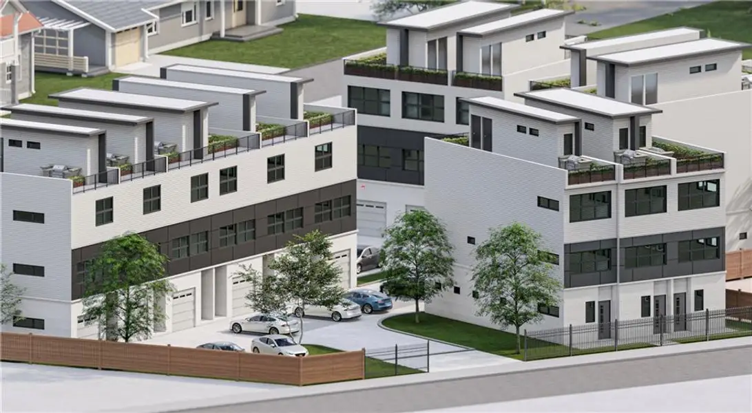 Condo located in Atlanta, GA showcasing its design and architecture (Image 3).