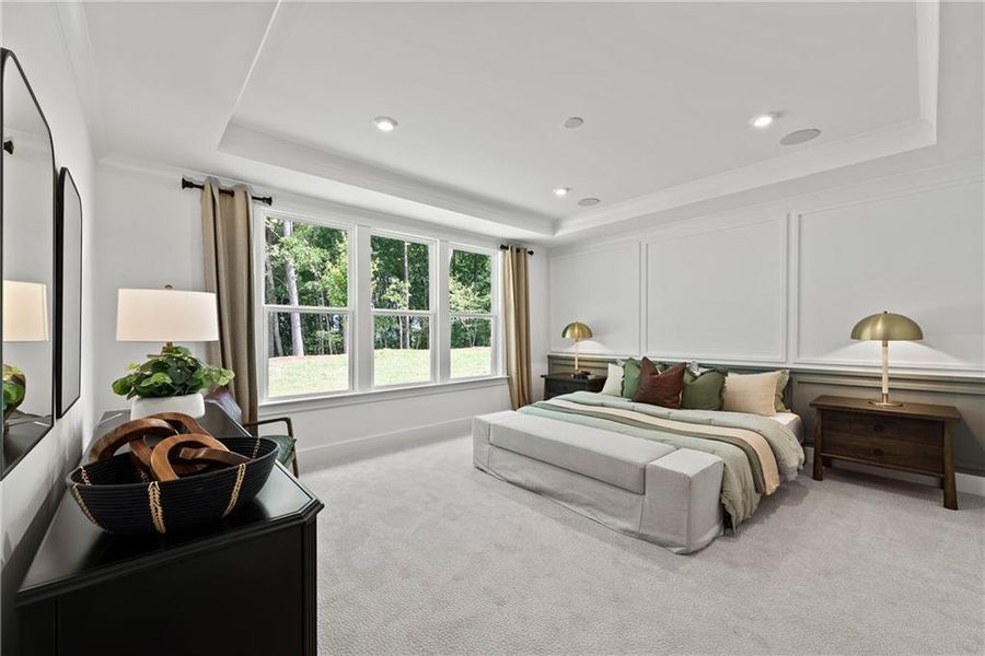 Furnished interior view inside a new home in Watermist at Mirror Lake, Villa Rica (Image 29).