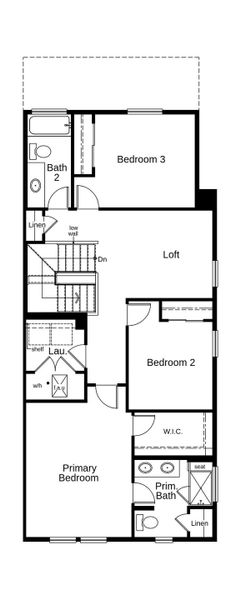 2D floor plan layout of this home in Farmlore Villas, Brighton, CO (Image 3).
