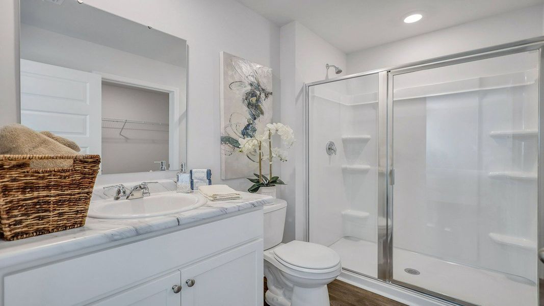 Representative furnished interior of a home built from the Downing by D.R. Horton in Rice Hope, Port Wentworth (Image 6).