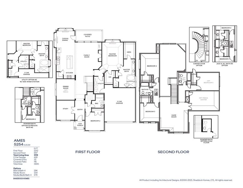 2D floor plan layout of this home in Hillside Village, Celina, TX (Image 5). 2D floor plan layout of this home in Hillside Village, Celina, TX (Image 5).