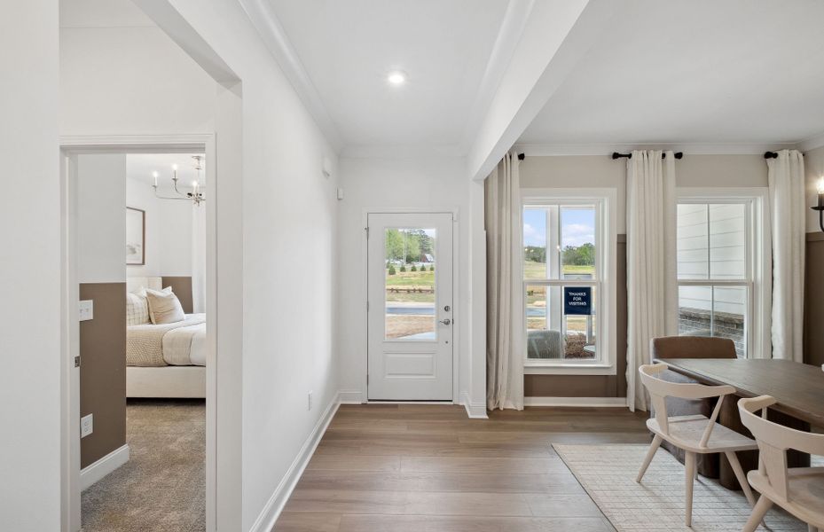 Furnished interior in a model home at Hamilton Place in Cartersville (Image 14).