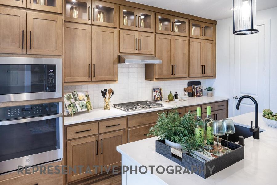 Furnished interior view inside a new home in ARTAVIA, Conroe (Image 6).