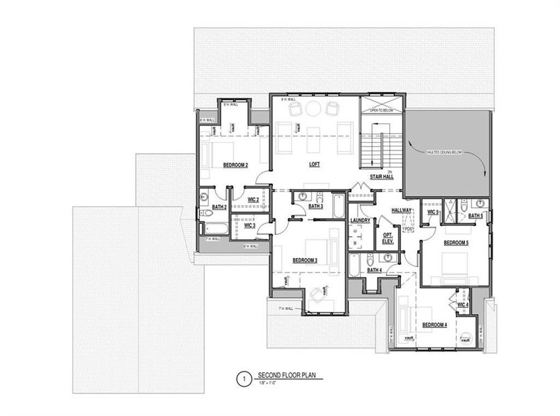 2D floor plan layout of this home in , Milton, GA (Image 5).